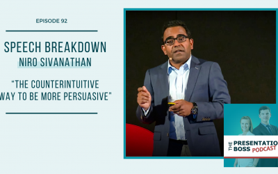 92. Speech Breakdown: TED Talk by Niro Sivanathan ” The counterintuitive way to be more persuasive”