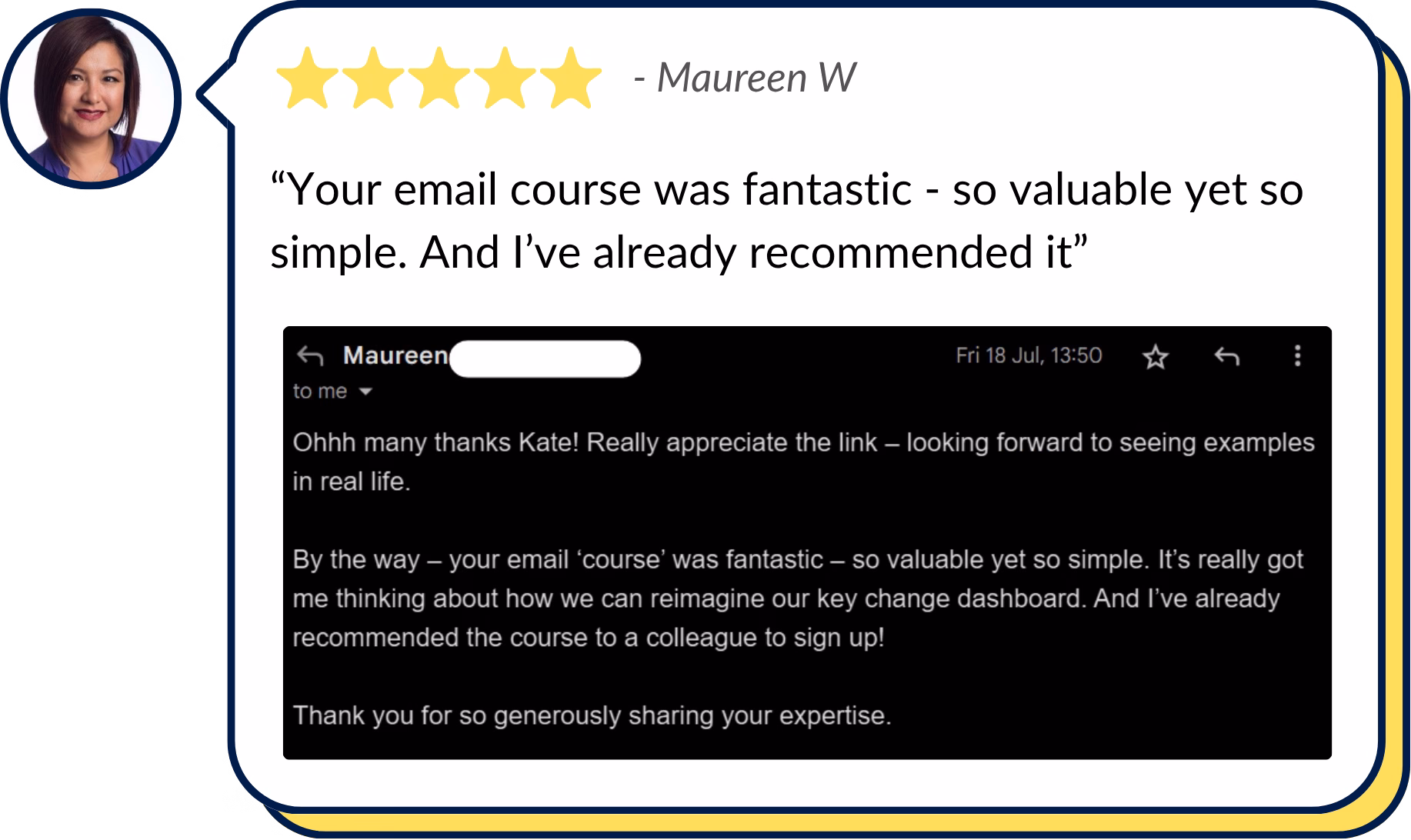 5-Day Testimonial